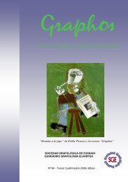 Graphos - SOCIEDAD GRAFOLOGICA DE EUSKADI