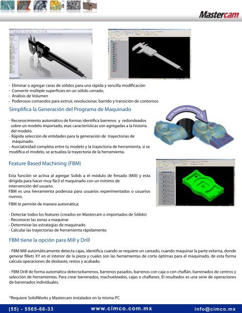 Mastercam Solids - CIM Co