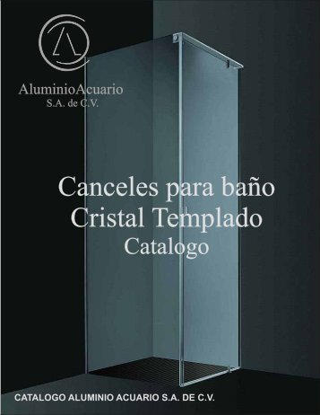 CRISTAL TEMPLADO catalogo - Aluminio Acuario Página de inicio
