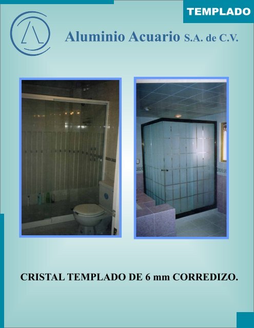 CRISTAL TEMPLADO catalogo - Aluminio Acuario Página de inicio