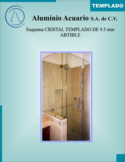 CRISTAL TEMPLADO catalogo - Aluminio Acuario Página de inicio