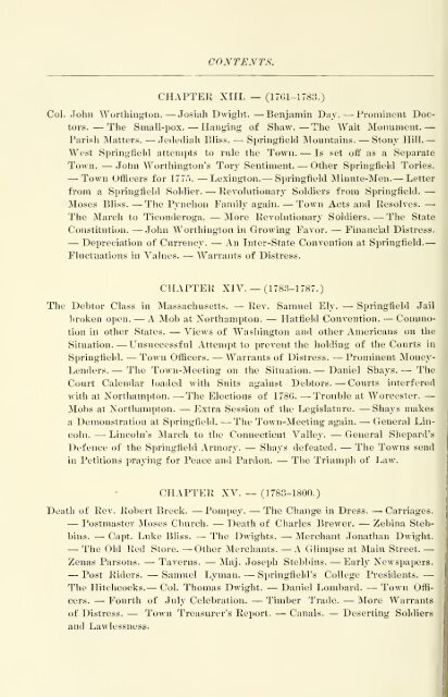 Springfield 1636-1886, History of Town and City, by Mason A. Green ...