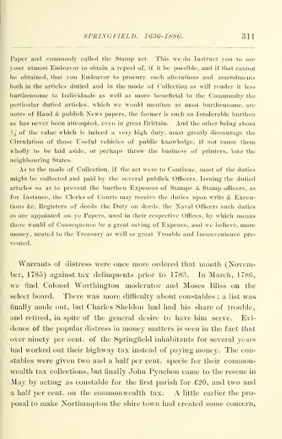 Springfield 1636-1886, History of Town and City, by Mason A. Green ...