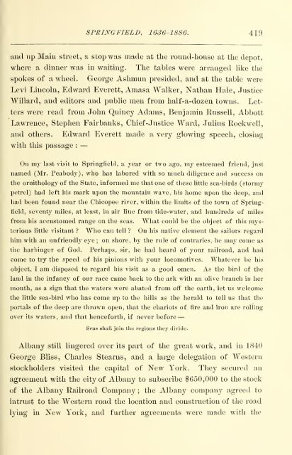 Springfield 1636-1886, History of Town and City, by Mason A. Green ...