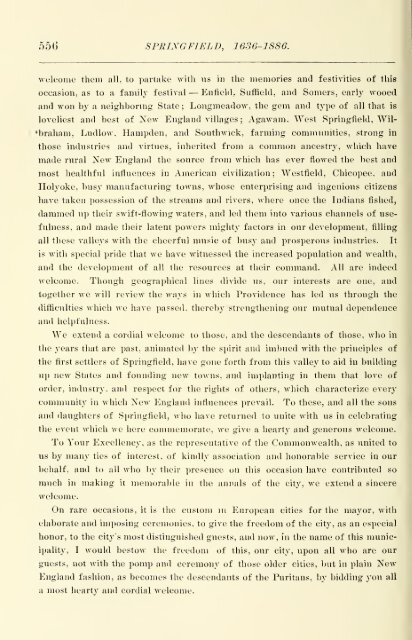 Springfield 1636-1886, History of Town and City, by Mason A. Green ...