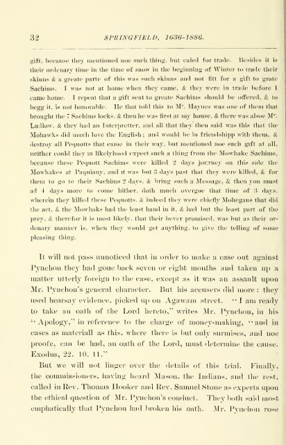 Springfield 1636-1886, History of Town and City, by Mason A. Green ...