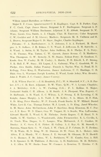 Springfield 1636-1886, History of Town and City, by Mason A. Green ...