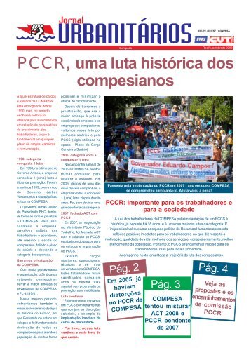 PCCR, uma luta histórica dos compesianos outubro de