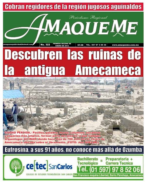 Amecameca ubicada sobre el - Amaqueme.com.mx