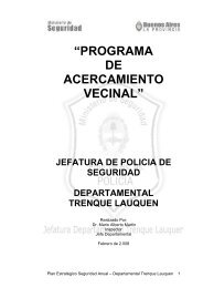 Programa de acercamiento vecinal - Ministerio de Justicia y Seguridad