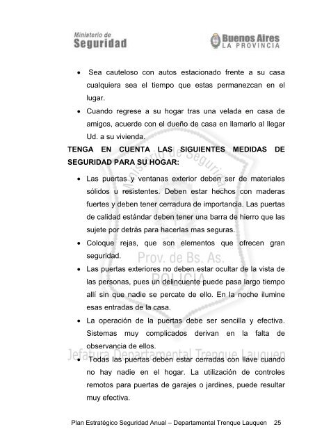 Programa de acercamiento vecinal - Ministerio de Justicia y Seguridad