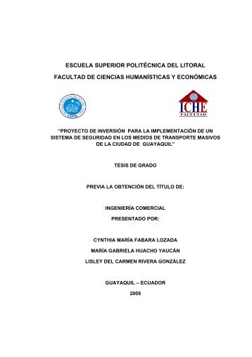 escuela superior politécnica del litoral facultad de ciencias ...