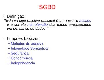 2 – SGBD