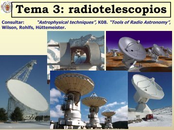 Radiotelescopios. - GUAIX