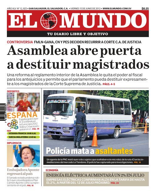 Policía mata a asaltantes Policía mata a asaltantes - Diario El Mundo