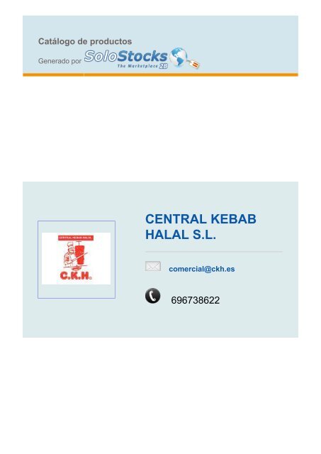 CENTRAL KEBAB HALAL S.L.