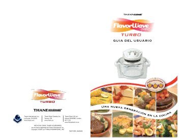 Flavorwave Oven® Turbo - tienda directa tv