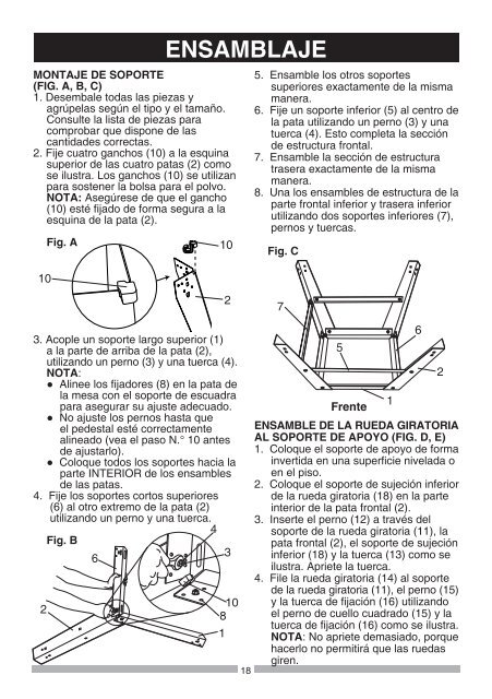 Manual del Operador SIERRA DE MESA DE 25,4 cm CON ... - Sears