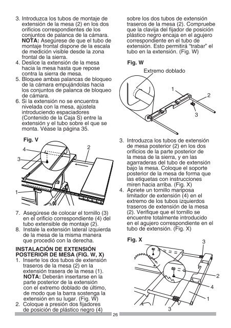 Manual del Operador SIERRA DE MESA DE 25,4 cm CON ... - Sears