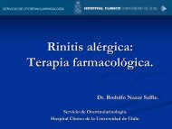 Rinitis alérgica: Terapia farmacológica.