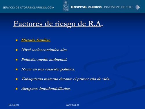 Rinitis alérgica: Terapia farmacológica.