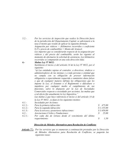 Ley Impositiva 2012 - Gobierno de la Provincia de Córdoba