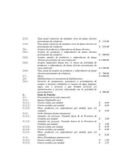 Ley Impositiva 2012 - Gobierno de la Provincia de Córdoba