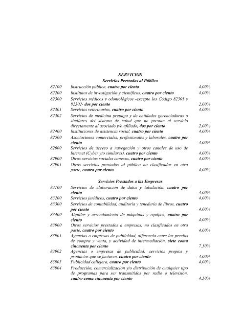 Ley Impositiva 2012 - Gobierno de la Provincia de Córdoba