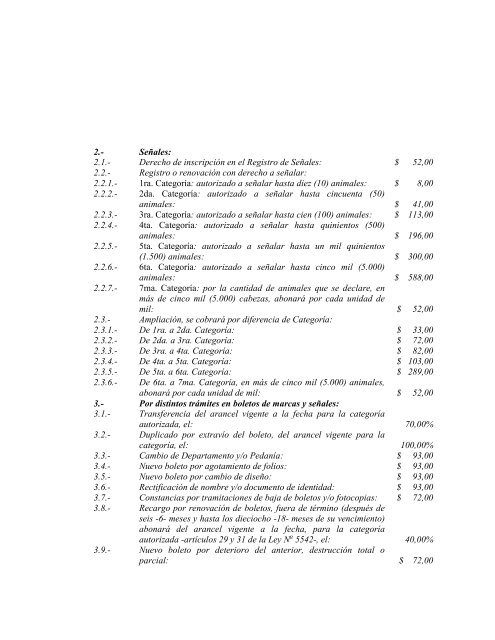 Ley Impositiva 2012 - Gobierno de la Provincia de Córdoba