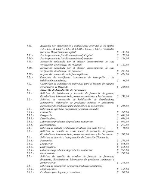 Ley Impositiva 2012 - Gobierno de la Provincia de Córdoba