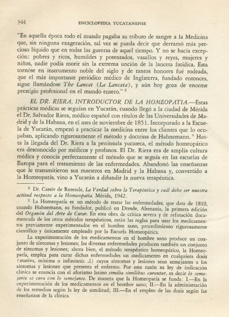 historia de la medicina homeopatica - Biblioteca Virtual de Yucatán