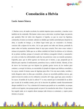 Consolación a Helvia Lucio Anneo Séneca