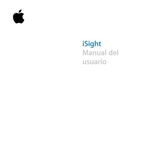 iSight Manual del usuario - Support - Apple