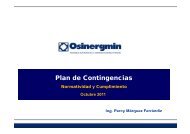 Artículo 55°.- Plan de Contingencias - OSINERGMIN Gas Natural