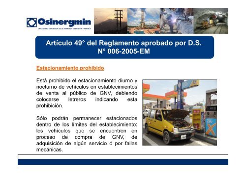 Artículo 55°.- Plan de Contingencias - OSINERGMIN Gas Natural