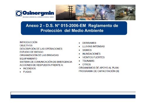 Artículo 55°.- Plan de Contingencias - OSINERGMIN Gas Natural