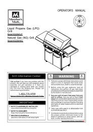 warning - Appliance Factory Parts