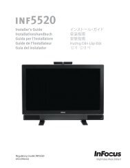 inf5520 - Support - InFocus