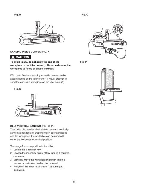 4 IN. x 8 IN. (102 MM x 203 MM) BELT / DISC SANDER PONCEUSE ...