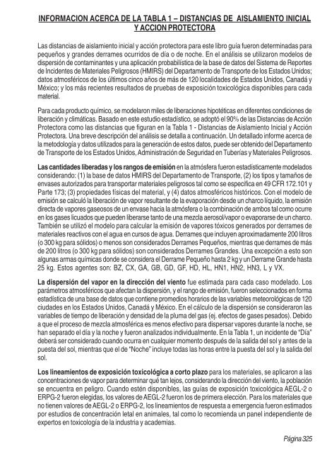 Guia de Respuesta en caso de Emergencia - 2008 - PHMSA