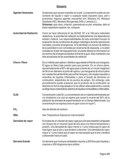 Guia de Respuesta en caso de Emergencia - 2008 - PHMSA