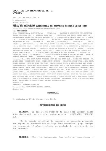 Lea aquí el Auto Oficial [ PDF - 254K] - Contratas Iglesias