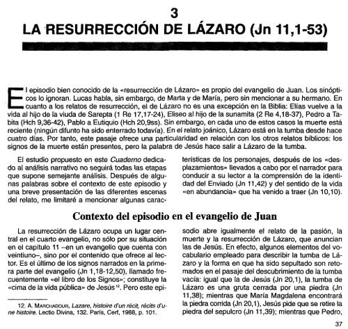 En torno a los relatos bíblicos - Comunidad de San Juan