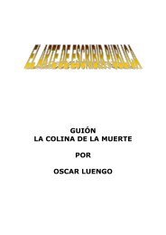 GUIÓN LA COLINA DE LA MUERTE POR OSCAR LUENGO