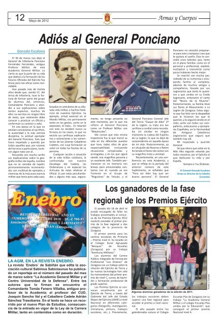 Suplemento Armas y Cuerpos nº 353 Mayo 2012 - Ejército de tierra