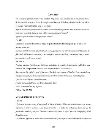 Lecturas