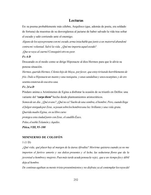 Lecturas