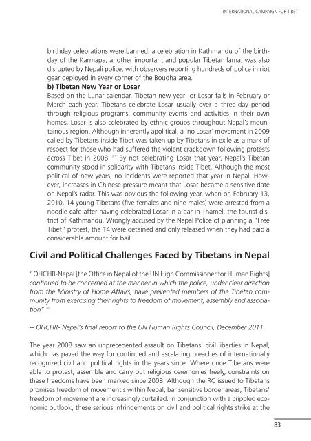 DANGEROUS CROSSING: - International Campaign for Tibet