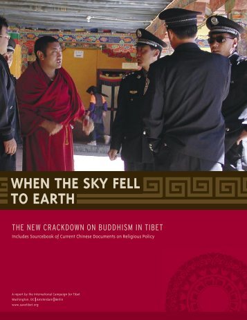 WHEN THE SKY FELL TO EARTH - International Campaign for Tibet