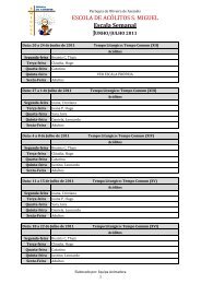 ESCOLA DE ACÓLITOS S. MIGUEL Escala Semanal - Paróquia de ...